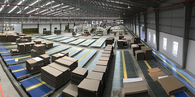 Sistema de transportador de cartón corrugado