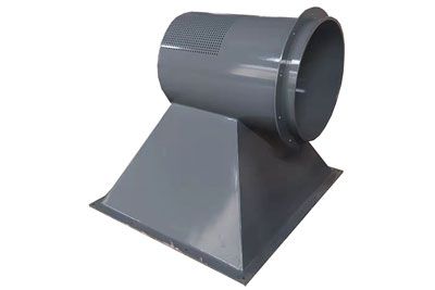 Área de succión en forma de embudo