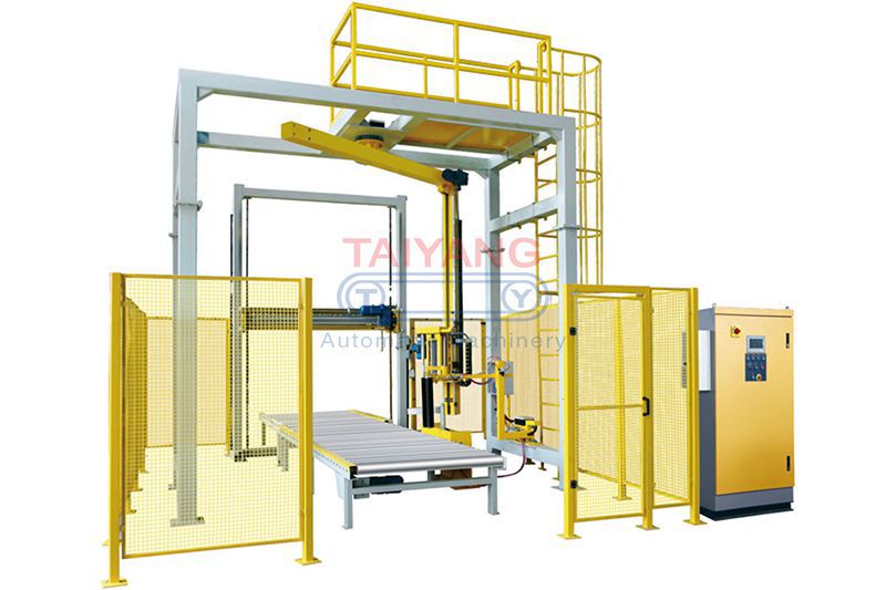 Envolvedora elástica automática estilo brazo giratorio