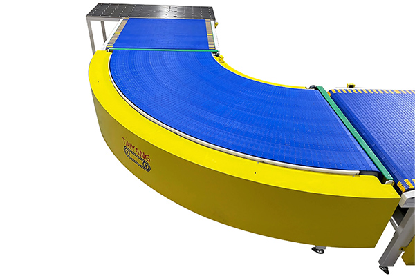 Transportador curvo de 90°