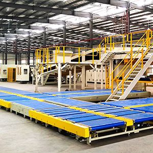 Sistema de transporte de cartón corrugado